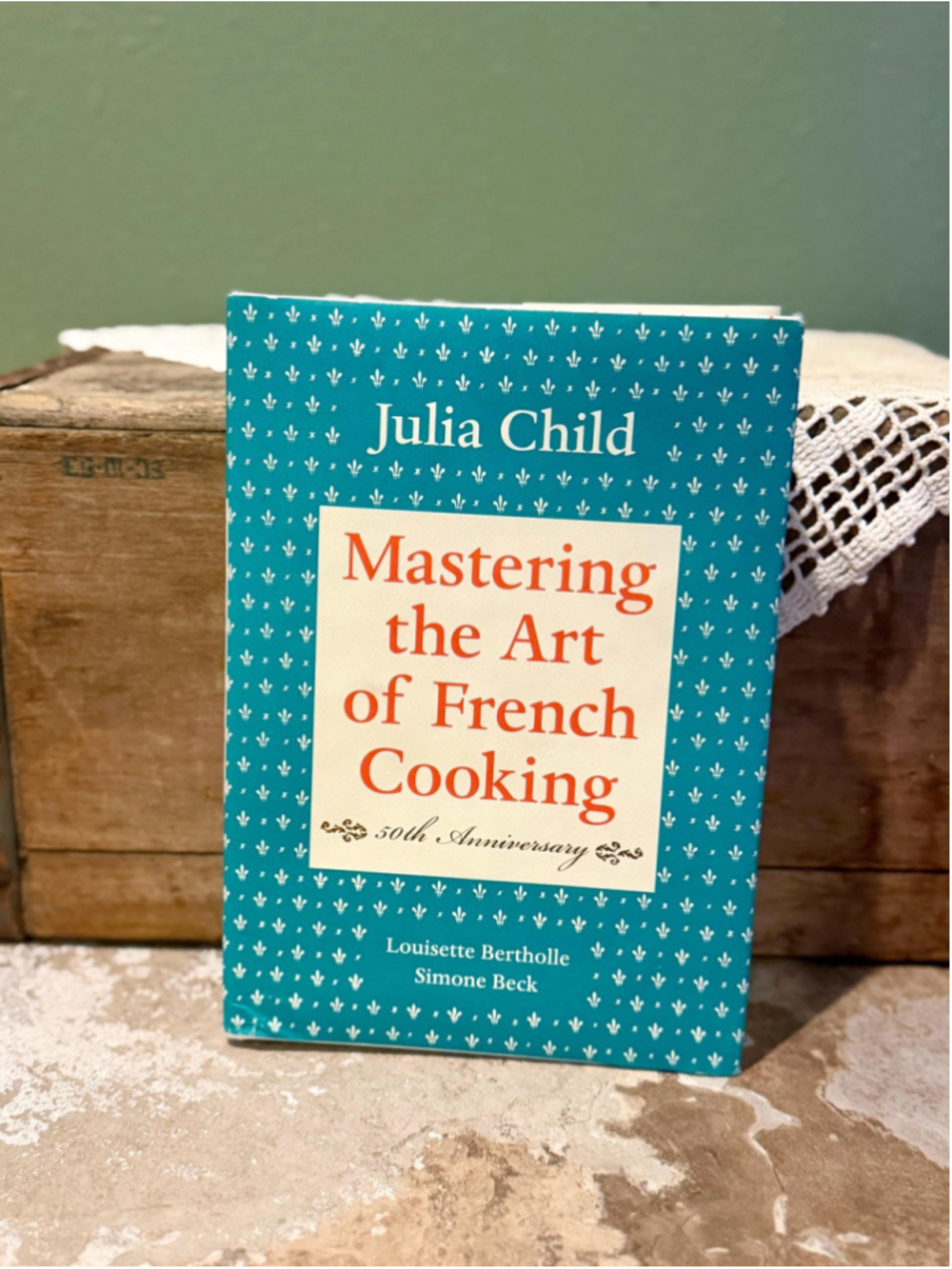 Julia Child Mastering the Art of French Cooking Book | 50th Anniversary Hardcove